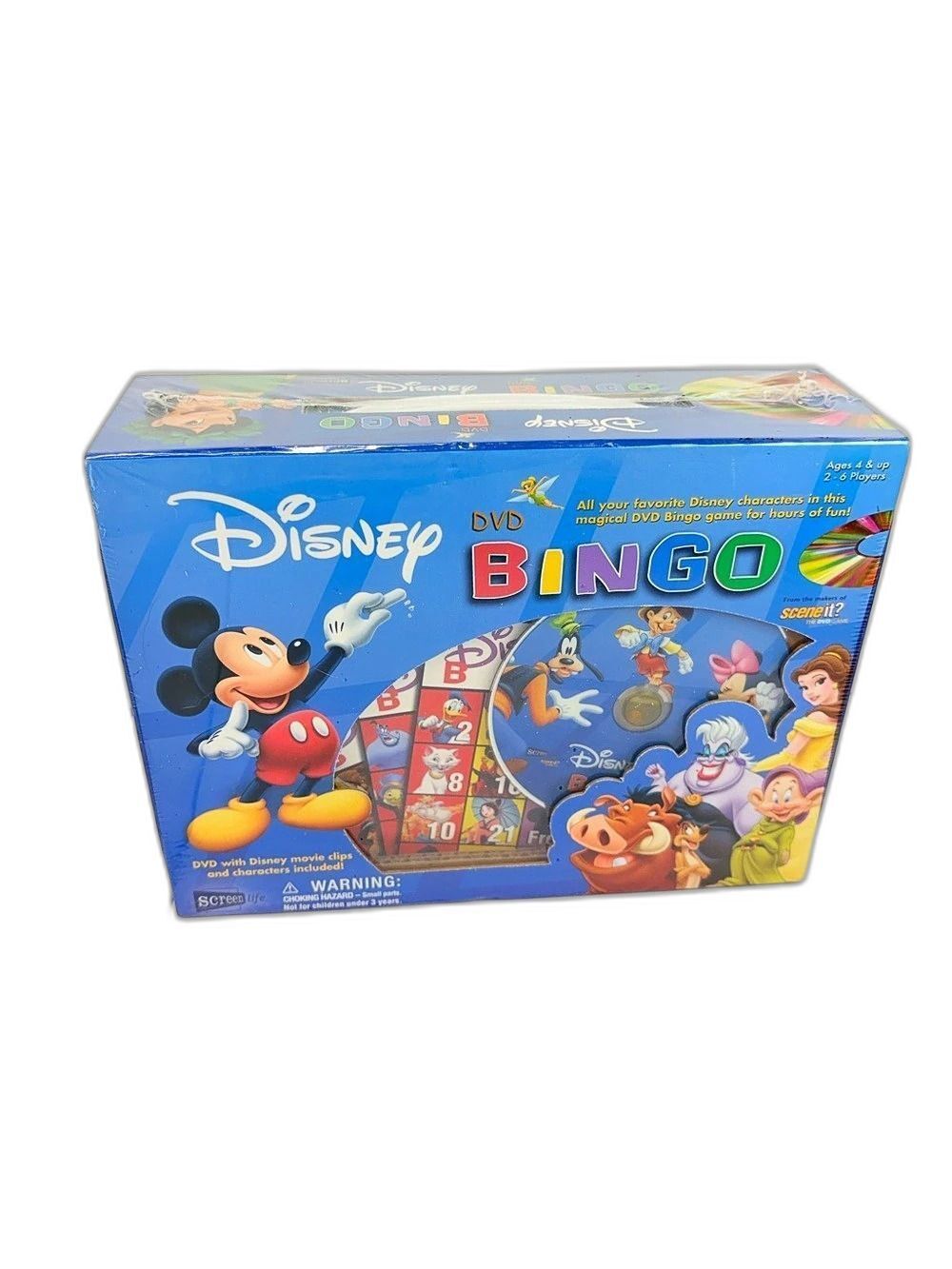Disney DVD Bingo Board Game Mickey Mouse